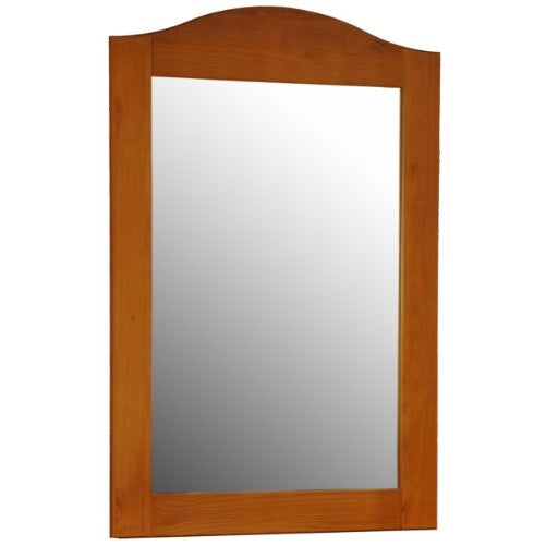 100% Solid Wood Frame Mirror, Honey Pine, 32"w x 44.5"h. 2 Mirror Supports, Hardware Included.