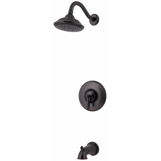 Pfister Langston 1-Handle Tub & Shower Faucet, Tuscan Bronze