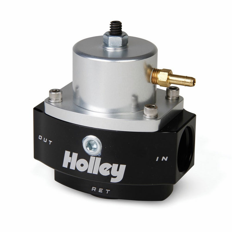 Holley 12-848 10AN Inlet / Outlet 8AN Return 40-70 PSI Billet Fuel Pressure Regulator