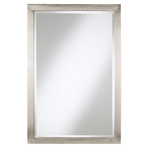 Possini Euro Metzeo 33" High Rectangular Metal Mirror