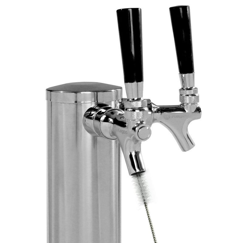 Kegco KC FB-1004 Nylon Beer Faucet Cleaning Brush, 5/8" by 7 1/2", White