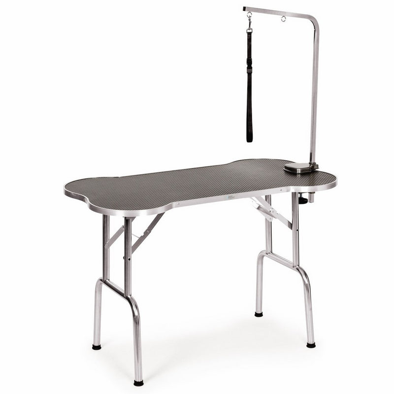 Master Equipment Bone Shaped Folding Table 45In Black