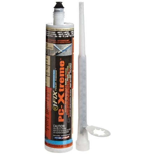 PC Products 92507 PC-Xtreme Polyurea Elastomeric Crack and Joint Filler, 8.6 oz Cartridge, Gray
