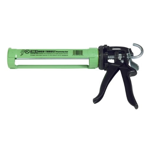 PC Products 900550 Steel Dispensing Caulking Gun, Standard 250 ml, Lime Green