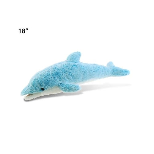 Puzzled Super Soft Large Dolphin Plush, 18"