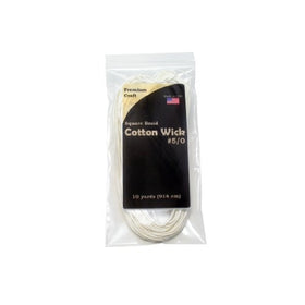 PremiumCraft Square Braid Cotton Candle Wick - #5/0