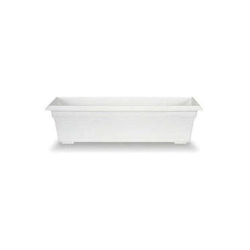 Countryside Rectangular Window Box Color: White, Size: 6.56" H x 7.5" W x 24" D