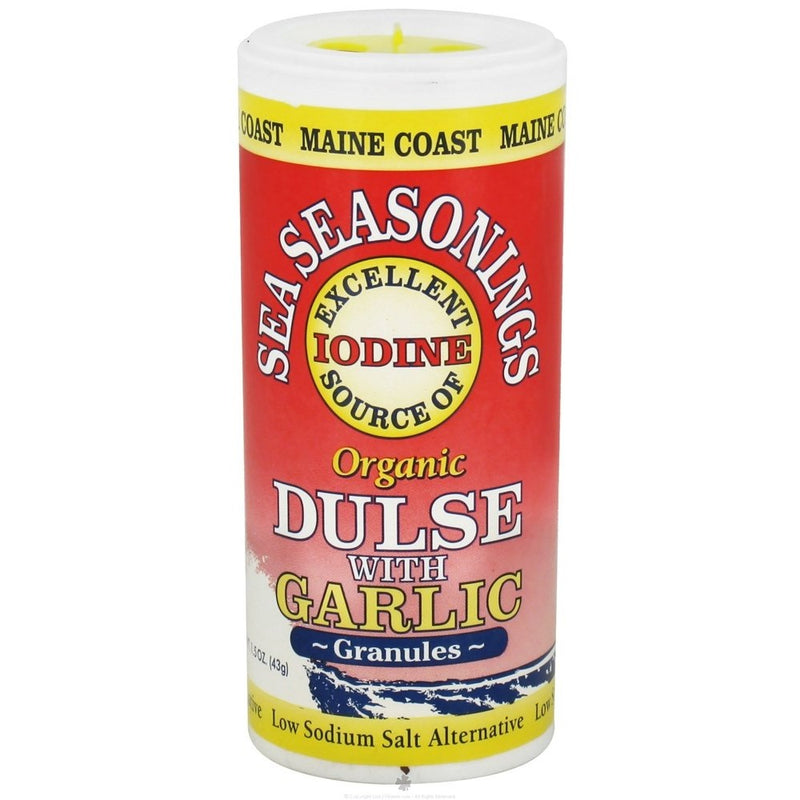 Maine Coast Sea Vegetables - Sea Seasonings Organic Dulse with Garlic - 1.5 oz.