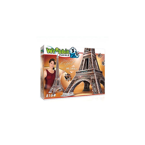 WREBBIT 3D Eiffel Tower Jigsaw Puzzle Standard