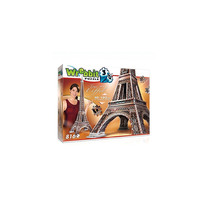 WREBBIT 3D Eiffel Tower Jigsaw Puzzle Standard