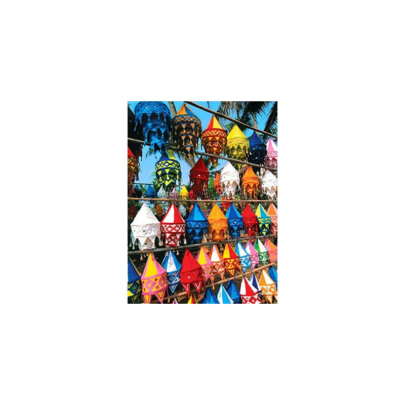 Colorluxe 1000 Piece Puzzle - Colorful Cloth Lamps