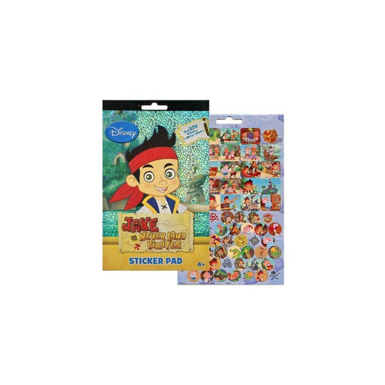 Disney Jake and the Never Land Pirates 4 Sticker Sheets Over 270 Stickers