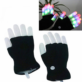 Luwint LED Colorful Flashing Finger Lighting Gloves