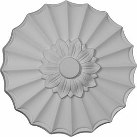 Ekena Millwork CM09SH 9-Inch OD x 1 3/8-Inch Shakuras Ceiling Medallion