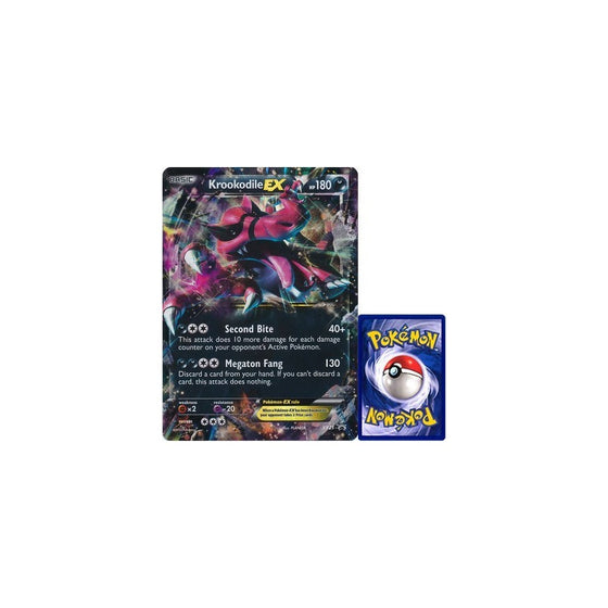Krookodile EX Jumbo Oversized Card #XY-25 Pokemon Card (Rare/Holo-Foil/Promo) From Bo