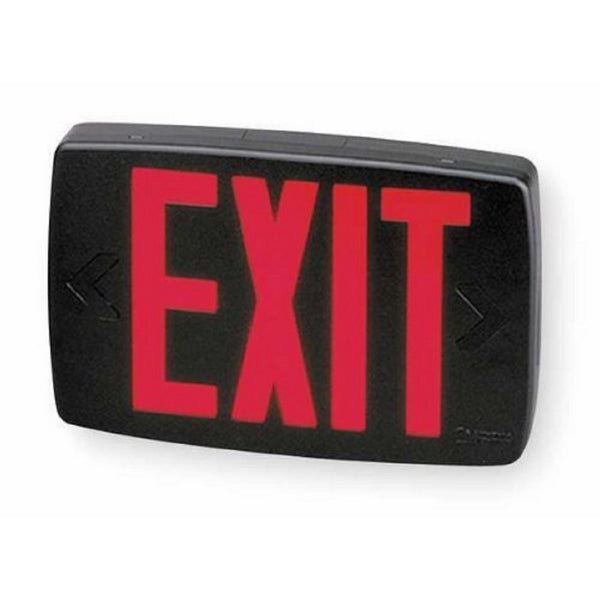 Lithonia Lighting LQM S 3 R 120/277 EL N M6 Quantum Thermoplastic LED Emergency Exit Sign