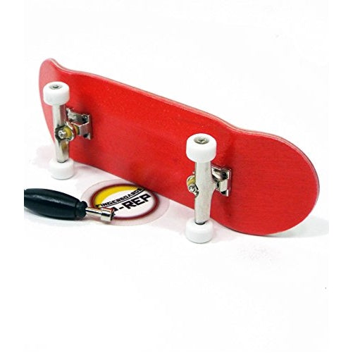 P-Rep Red Complete Wooden Fingerboard with Basic Bearing Wheels - Starter Edition