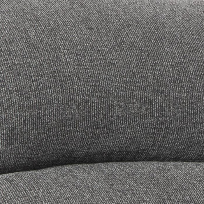 Fabric Upholstered Rocker Recliner with Tufted Back, Light Gray