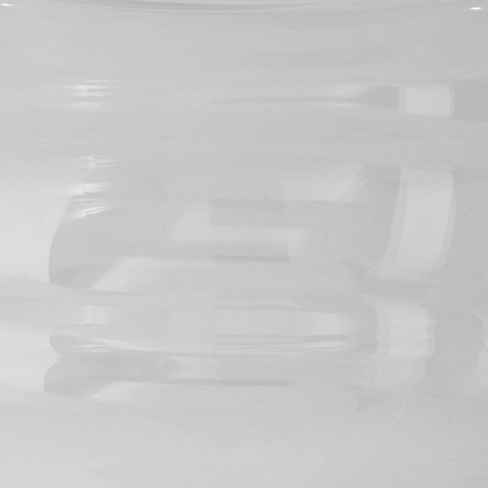 Contemporary Style Bee Hive Shaped Glass Vase, Small, Clear