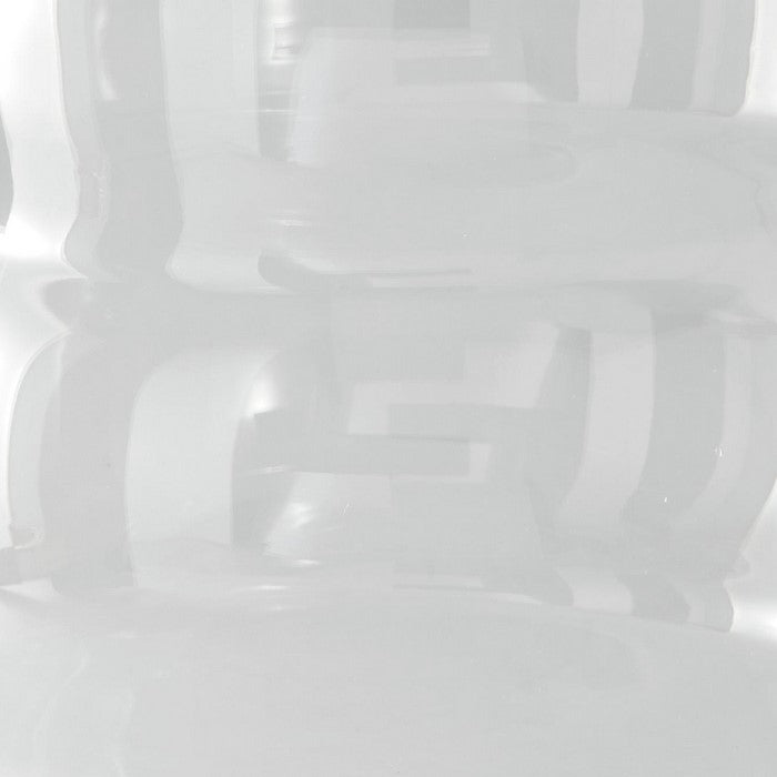 Contemporary Style Bee Hive Shaped Glass Vase, Large, Clear