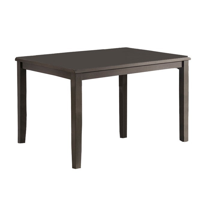 6 Piece Wooden Dining Set with Fabric Padded Seating, Brown