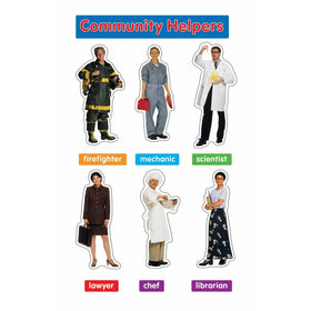 Carson Dellosa Photographic Community Helpers Bulletin Board Set (110111)