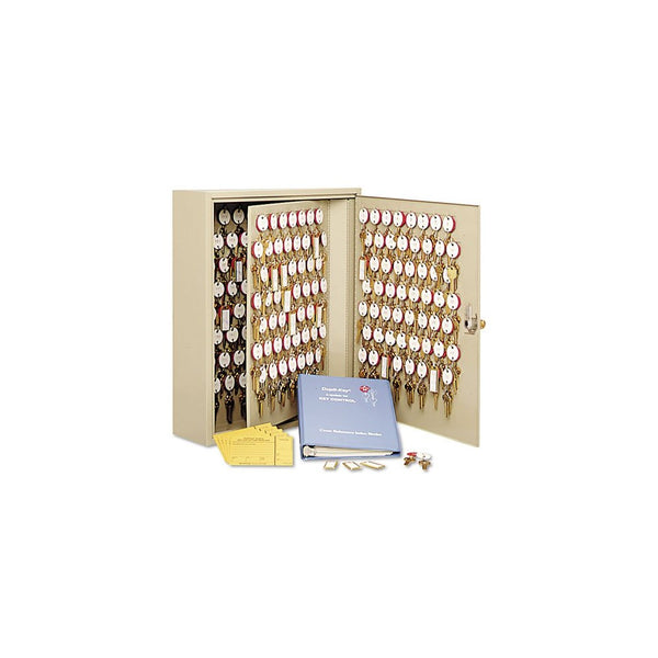 STEELMASTER Dupli-Key Two-Tag Cabinet for 60 Keys, 14 x 17.5 x 3.13 Inches, Sand (201806003)