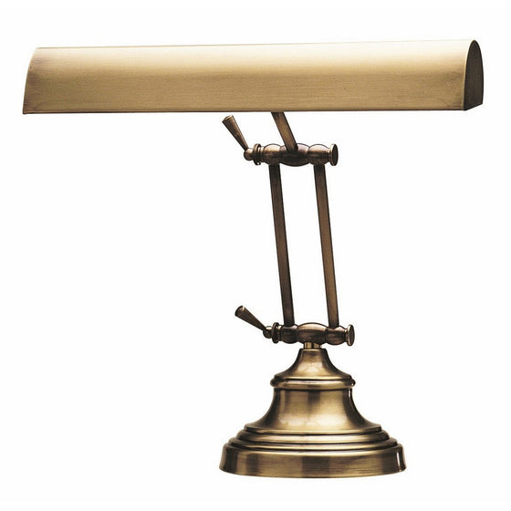 House of Troy AP14-41-71 Advent Piano/Desk Lamp, 14", Antique Brass