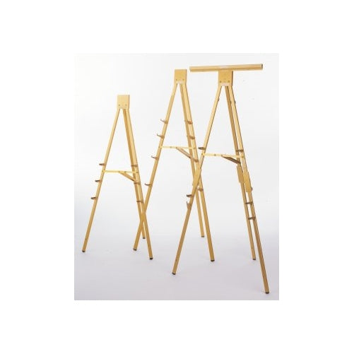 D305 Portable 6' Folding Easel with Chart Clamp Finish: Gold Anodized