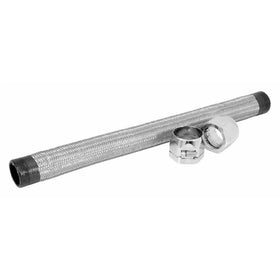 Spectre Performance (58228) 1.5" x 22" Chrome Stainless Steel Flex Radiator Hose