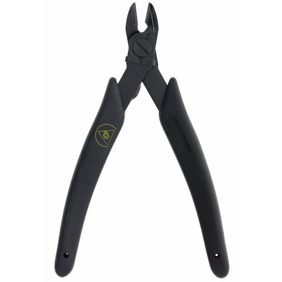 Xuron 9100ASF Oval Head Micro-Shear Flush Cutter with Lead Retainer and ESD-Safe Handles