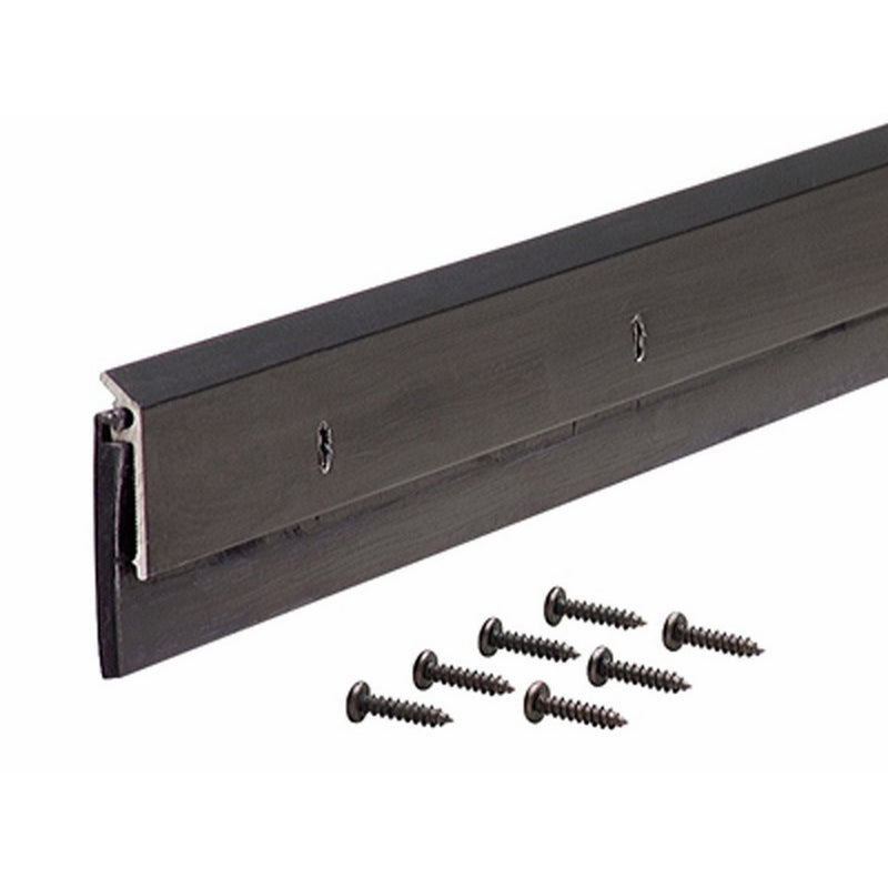 M-D Building Products 68254 1-1/4-Inch EPDM 36-Inch DB006 Commercial Grade Door Sweep, Brown/Marron