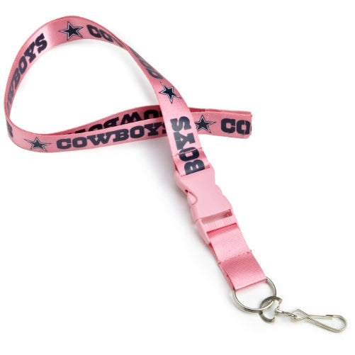 NFL Dallas Cowboys Lanyard, Pink