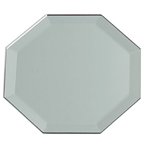 12 Inch Octagon Glass Mirror W/Bevel Edge