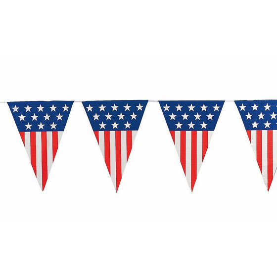 Fun Express Patriotic Pennant Banner