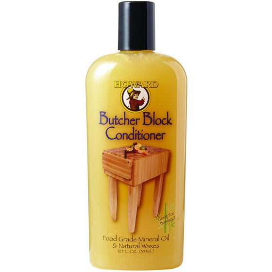 Howard BBC012 Butcher Block Conditioner, 12-Ounce