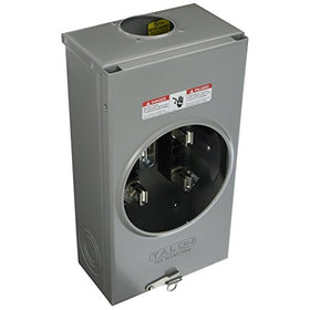 Siemens SUAT317-0GF Meter Socket with 4 Jaw, Ringless Cover and Overhead Feed, 200-Amp