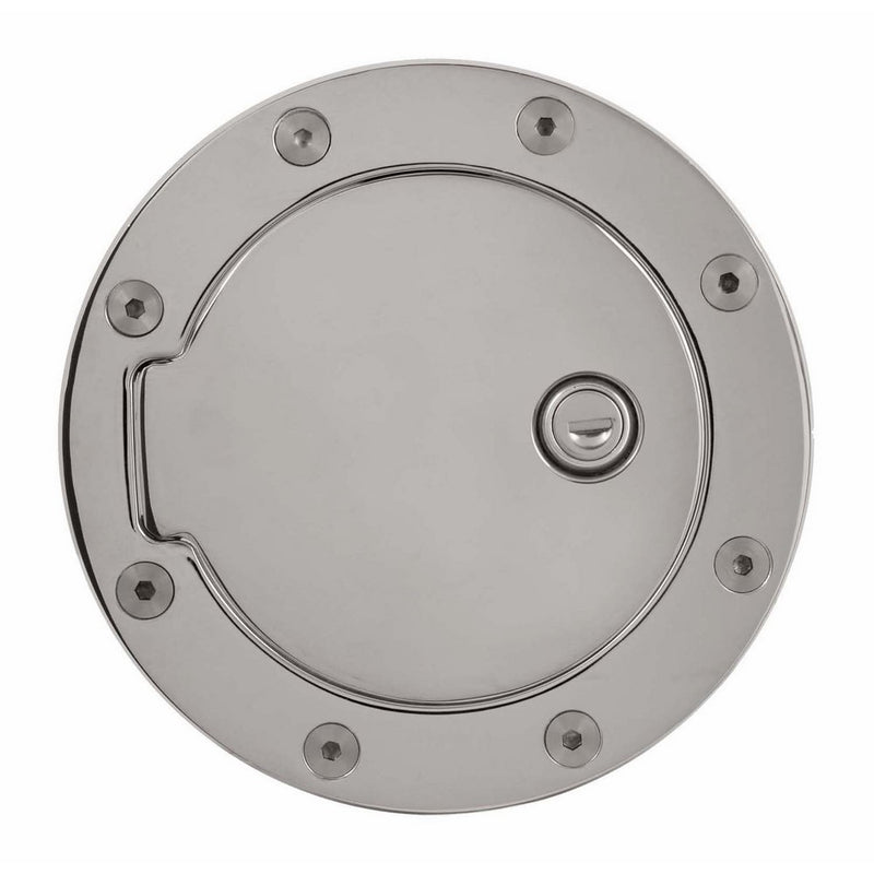 Bully GD-102CK Chrome Fuel Door with Lock