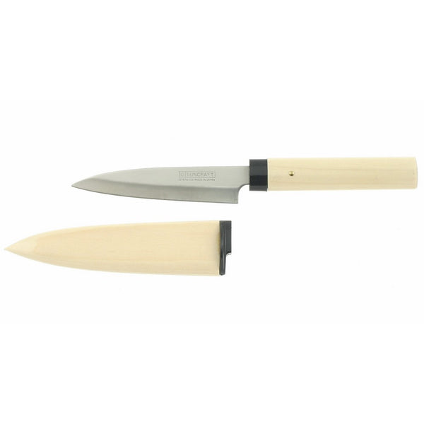 Kotobuki Fruit Knife with Wood Cover, Natural