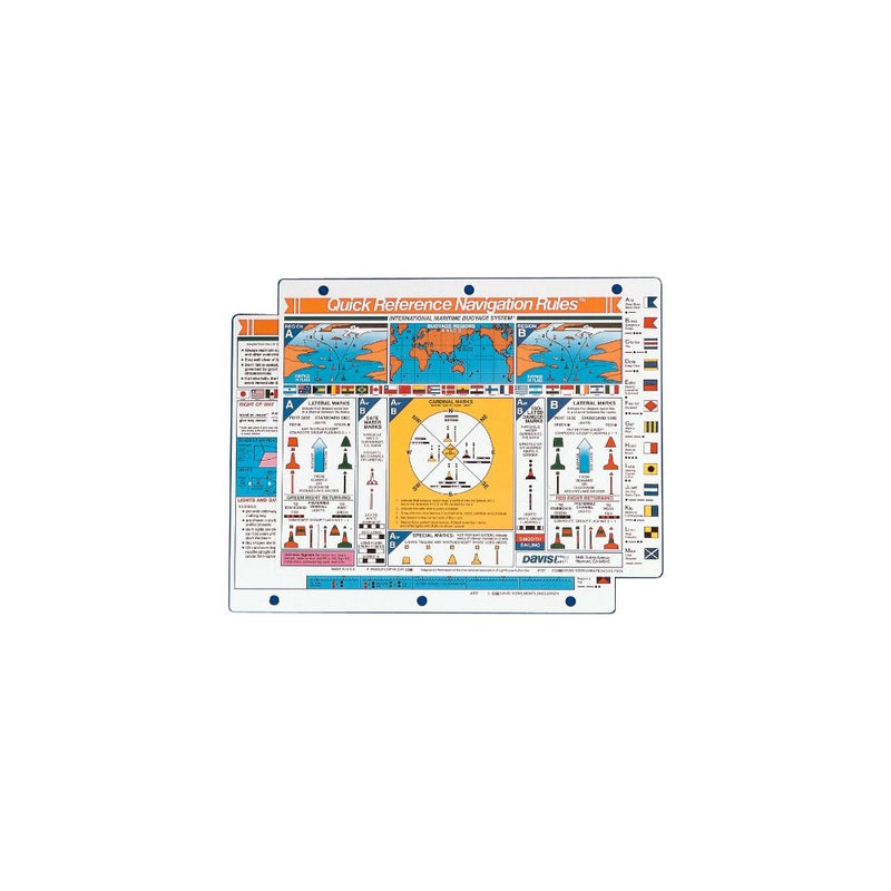 Davis Instruments International Nav Rules Quick Reference Card