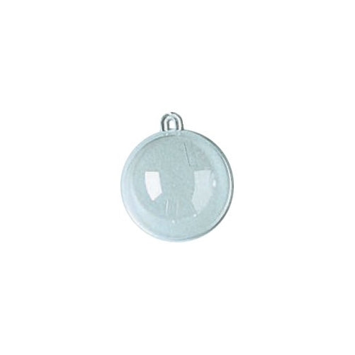 Darice Plastic Fillable Ornament Ball, 60mm, Clear