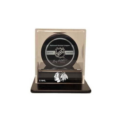 NHL Chicago Blackhawks Single Hockey Puck Display Case