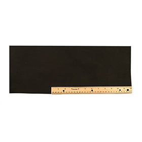 Scrap Lace Leather Black Cowhide 18" X 7" Piece #L300