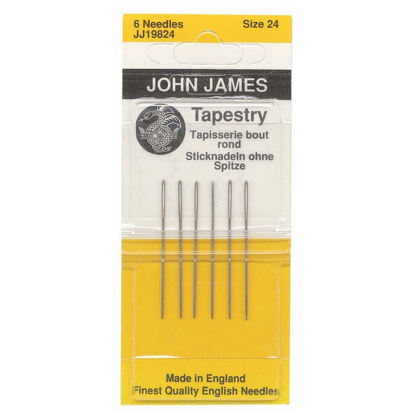 Colonial Needle Tapestry Hand Needles-Size 24 6/Pkg