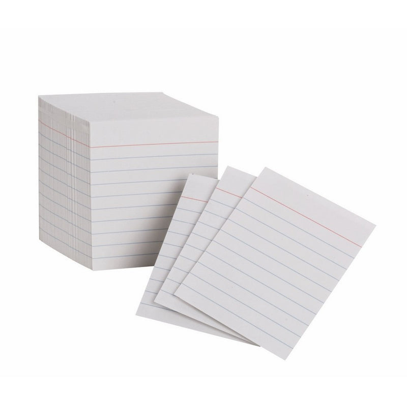 Oxford Mini Index Cards, 3" x 2.5", Ruled, White, 200 Per Pack (10009EE)