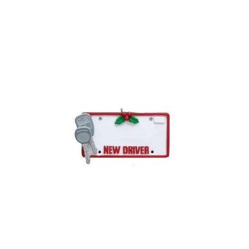 New Driver Personalized Christmas Ornament