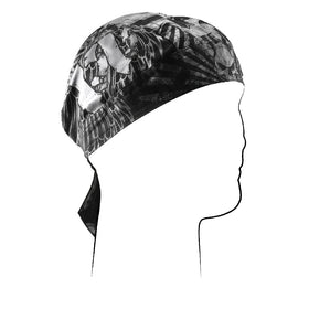 ZANheadgear Z682 Flydanna Bandanna, 100% Cotton, Horned Devil Skull