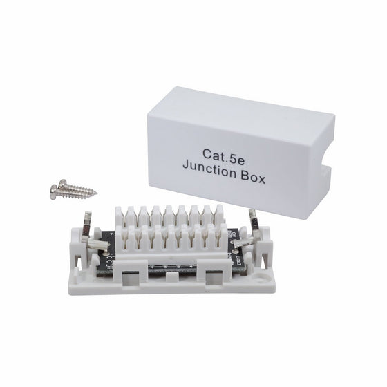 InstallerParts Cat.5E Junction Box -- 110 Punch Down Type -- Secure Shielded Outdoor Junction Box -- UL Listed