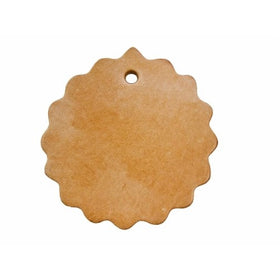 Springfield Leather Company 2" Scalloped Concho with Hole- 25 pack