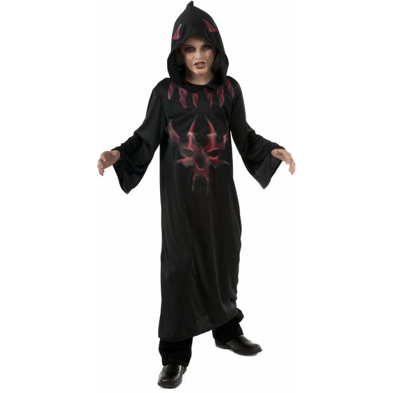 Halloween Concepts Child's Black and Red Devil Robe, Large